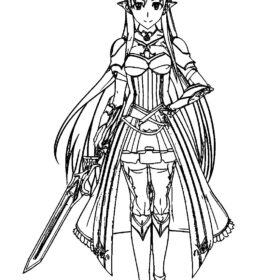 Asuna from sword art online