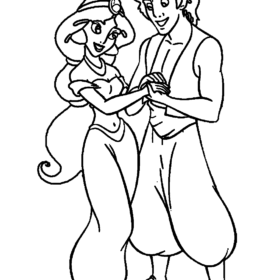 Jasmine And Aladdin Together Image