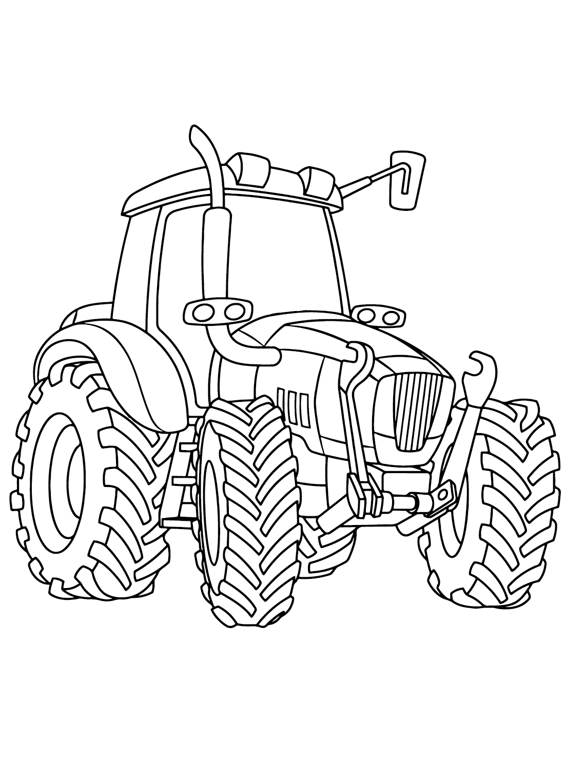 Tractors Coloring Pages Free Online For Kids