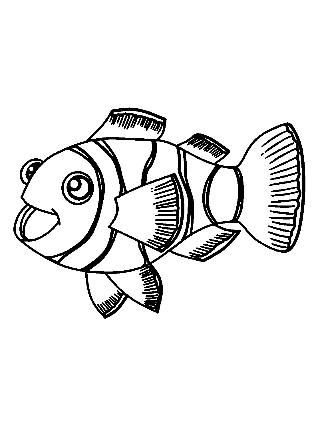 Clownfish Coloring Pages Free Online For Kids