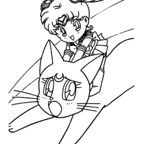 coloring pages for kids sailormoon