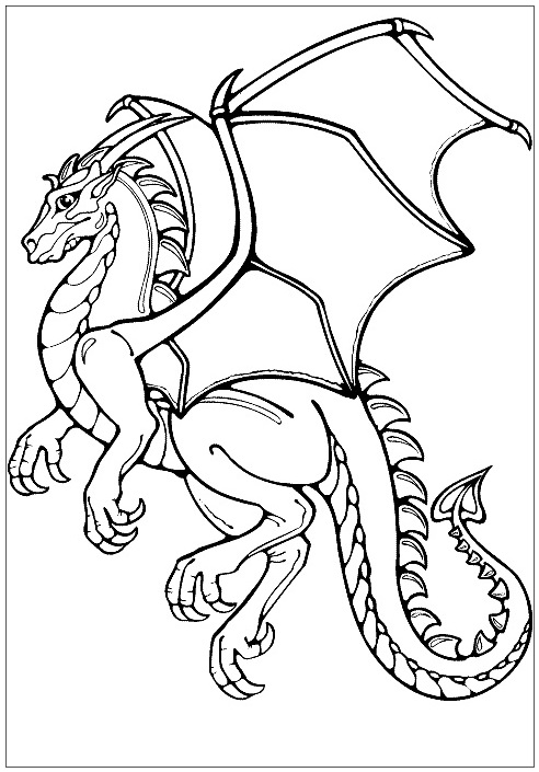 Dragon images - Coloring Online Free