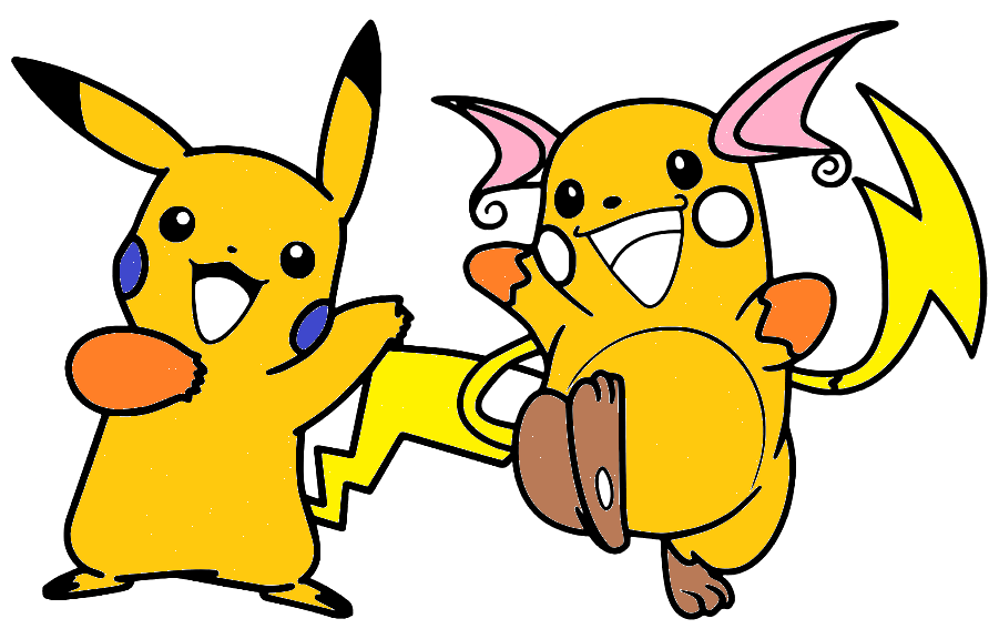 How To Draw Raichu Pokemon Step Archives - Coloring Online Free