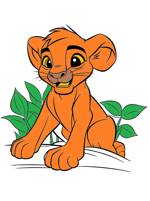 How to Draw Simba Step by Step